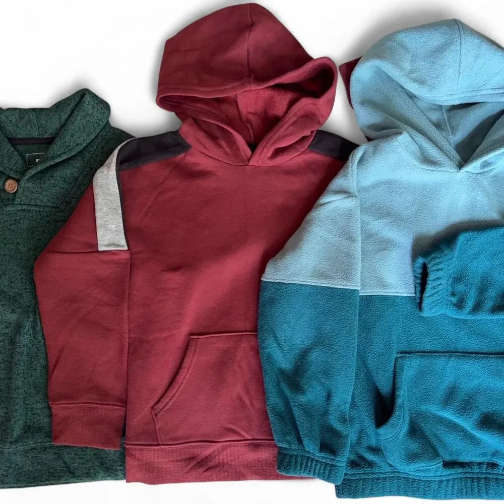 Boys Hoodie & Sweater Bundle  4 pieces size 6